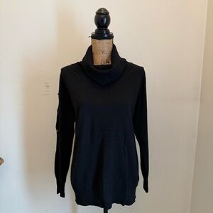 Grace Black Cowl Neck Sweater